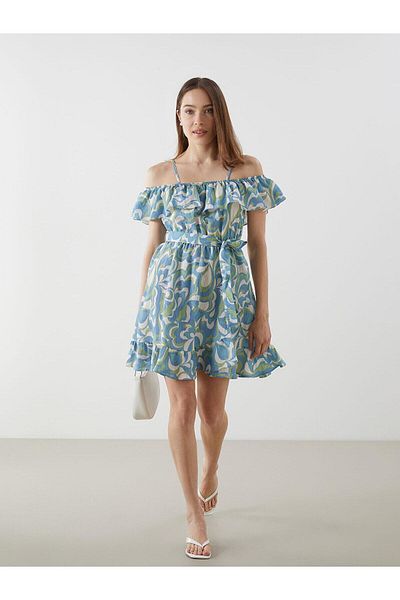 LC Waikiki Rochie de damă LCW Comfort cu decolteu barcă