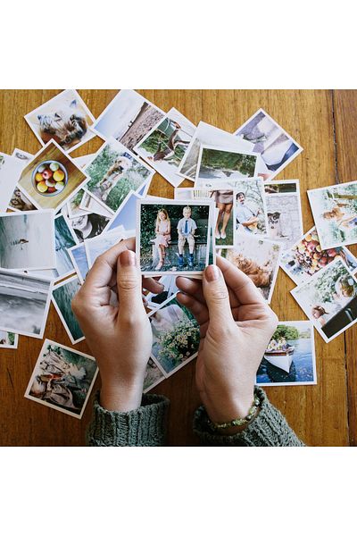 Bytwo 60 Pieces 5X5Cm Square Photo Print Polo Card Ultra Pack 4X