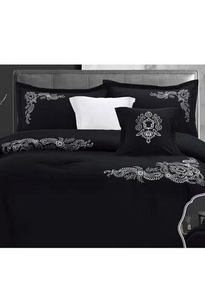 smart home Embroidered two-sided quilt set, two-sided mattress, consisting of 6 pieces