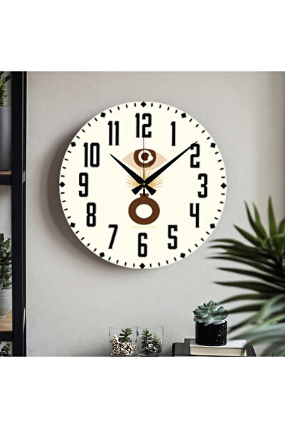 M&H Quality Ceas de perete imprimat UV cu cifre turcești decorative cu model ...