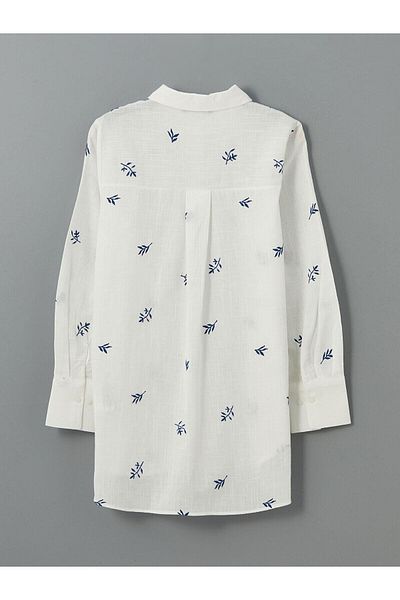 LC Waikiki LCWAIKIKI Κλασικό Floral Γυναικείο Πουκάμισο Τούνικ