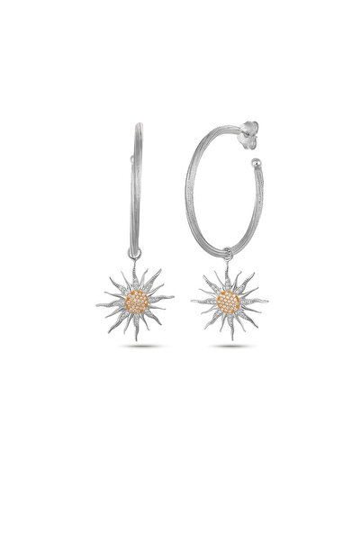 Selin Ecer Sunrise Güneş Halka Küpe