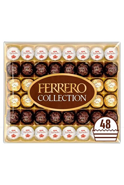 Ferrero Rocher Koleksiyonu, Kaliteli Fındıklı Sütlü Çikolatalar, 48 Adet
