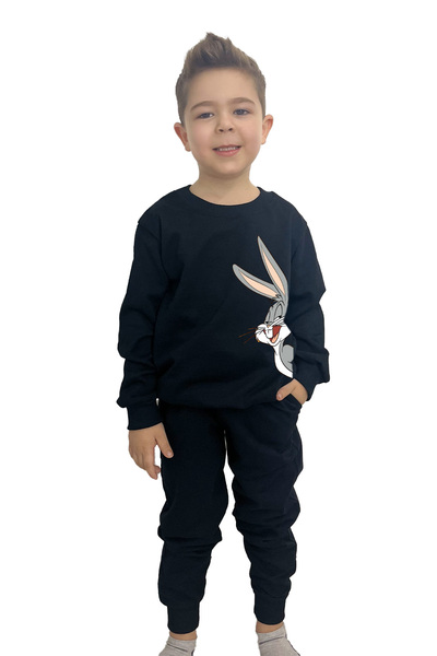 yudemia Set sezonier cu imprimeu Bugs Bunny - elegant și confortabil pentru băieți