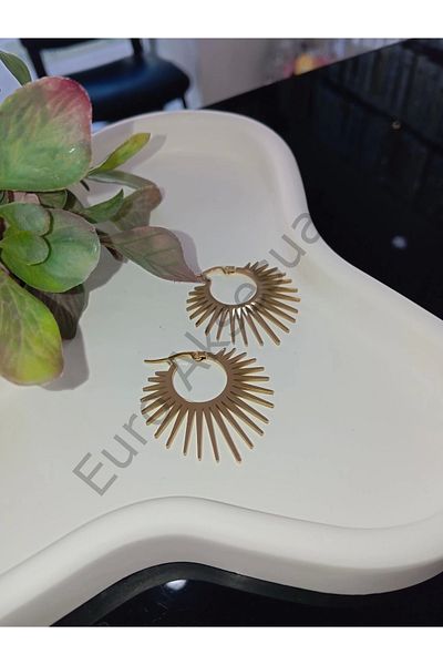 stainless steell Ancient Sun Model Steel Earrings