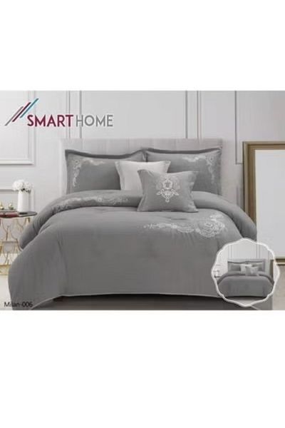 smart home Embroidered two-sided quilt set, two-sided mattress, consisting of 6 pieces