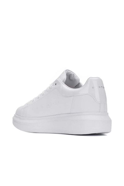 BURAK ALDAY SHOES Bestof Men's B 150 Artificial Skin Leather White Sports Sneaker