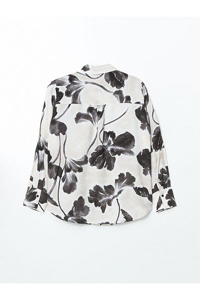 LC Waikiki Lcwaikiki Women's Classic Loose Fit Print Shirt