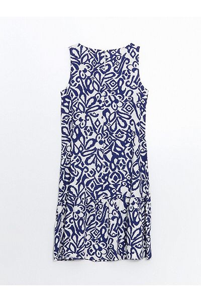 LC Waikiki LCWAIKIKI Rochie clasică pentru femei, cu decolteu, cu model în linie A
