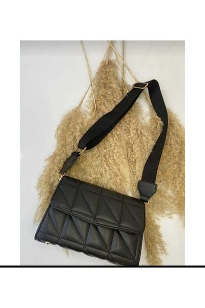 MAC&MOS Women's Black Chain Strap Hand and Shoulder Bag