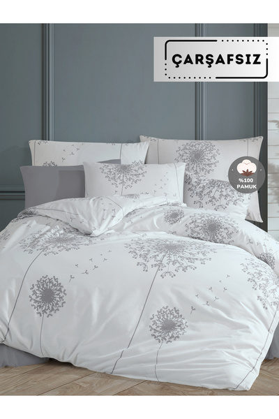 NazeninHome طقم غطاء لحاف مزدوج من رانفورس ويلو مصنوع من القطن بنسبة 100% |  ...