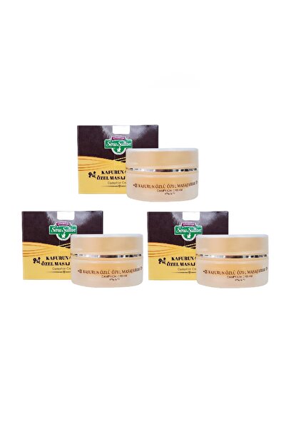 Lokman Sena Sultan 3 Adet Kafurun Özlü Özel Masaj Kremi 100 ML, Lokman Sena S...