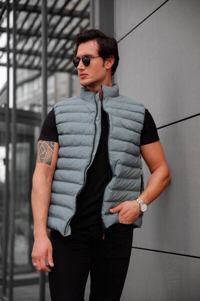 eg38 Mint Green 8010 Marco Thin Inflatable Filling Vest