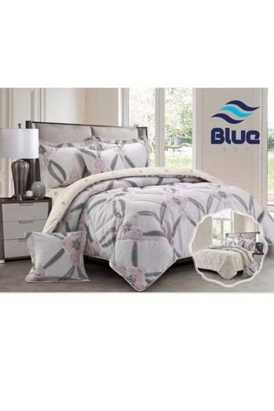 smart home two-sided quilt set, two-sided mattress, consisting of 6 pieces, quilt with 6-piece filling