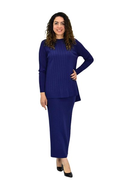 Nefise Women's Mercerized Sweater Skirt Set 140286   Bgl-St04077