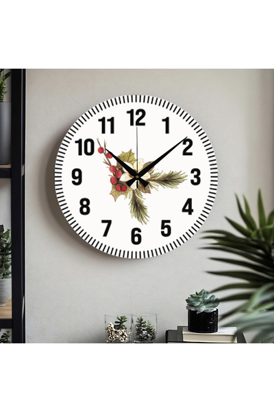 M&H Quality Ceas de perete imprimat UV cu cifre turcești decorative cu model ...