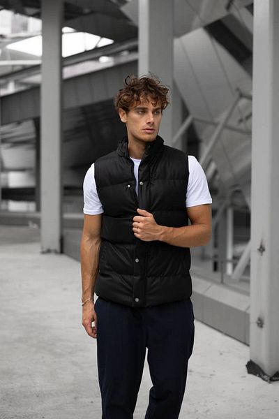 eg38 Marco Carbon Snap Vest Black