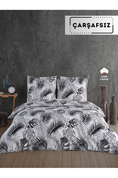 NazeninHome طقم غطاء لحاف مزدوج من رانفورس إكزوتيك، 100% قطن |   بدون ورق سرير