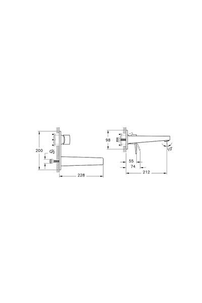 Artema Flow Square - Sink Faucet A43180