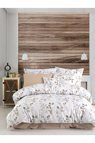 NazeninHome Set de lenjerie de pat Ranforce Almira, 100% bumbac, pentru pat d...