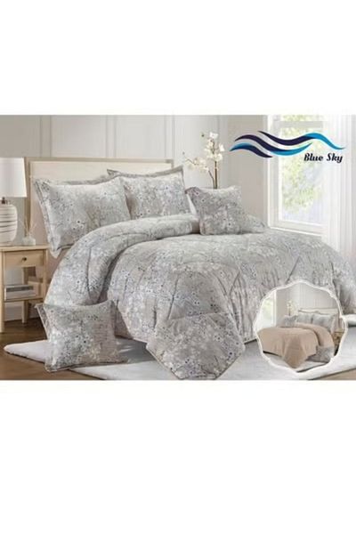 smart home two-sided quilt set, two-sided mattress, consisting of 6 pieces, quilt with 6-piece filling