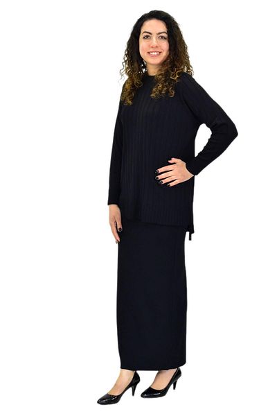 Nefise Set de fuste pulover mercerizat pentru femei 140286   BGL-ST04077