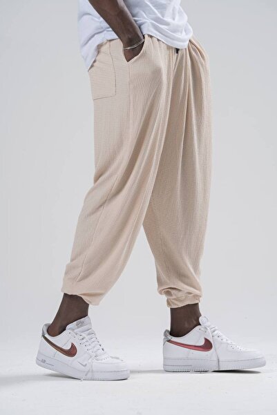 Superbluemexico Унисекс летни шалвари от креп плат