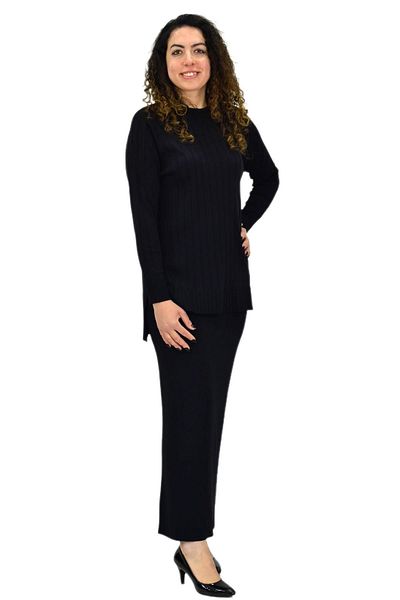 Nefise Set de fuste pulover mercerizat pentru femei 140286   BGL-ST04077