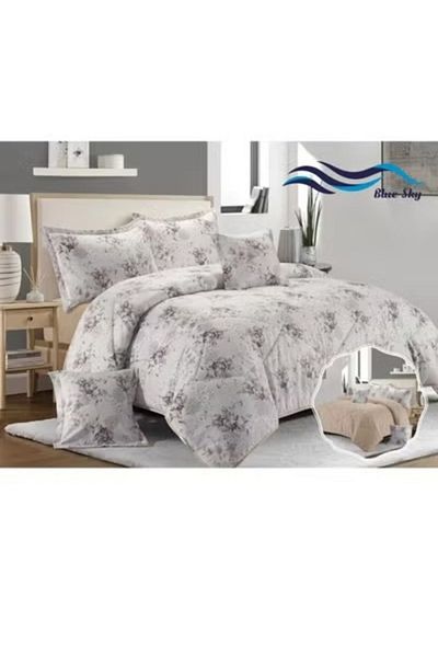smart home two-sided quilt set, two-sided mattress, consisting of 6 pieces, quilt with 6-piece filling
