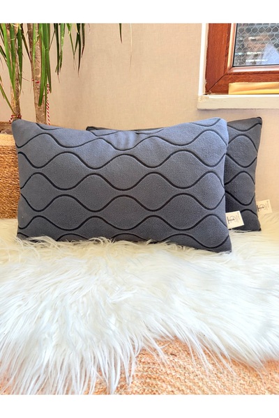 TD Collection 2'li Set Bohem Özel Tasarım Punch Panç Desen Dekoratif Kırlent ...