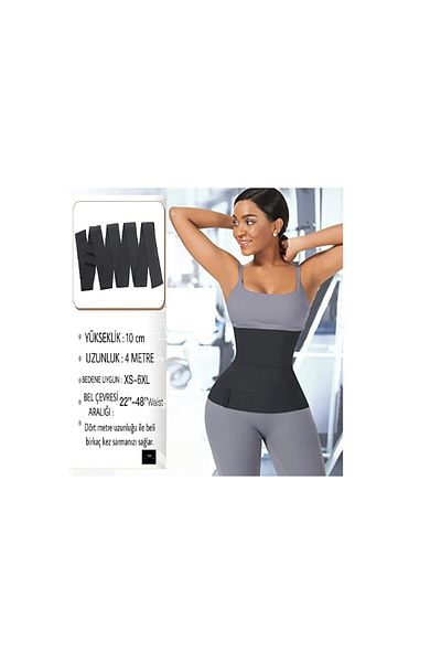 WAYS Unisex Waist Slimming Firming Waist Wrapped Hourglass Image Giving Wrap Waist Bandage Corset
