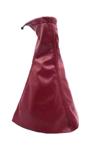 P Parla Gear Shift Gaiter Compatible with All Vehicles Leather Claret Red Color