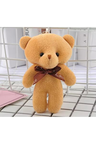 Wolawood Yumoş Peluş Ayıcık Anahtarlık Şirin Sevimli Mini Çanta Aksesuarı Sürpriz Ayı Şık Zarif Hediyelik