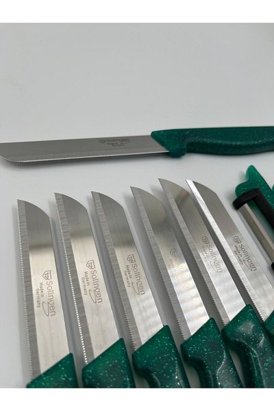 HerkeseUygun Original Solingen 9 Piece Dowry Set Knife and Peeler Set