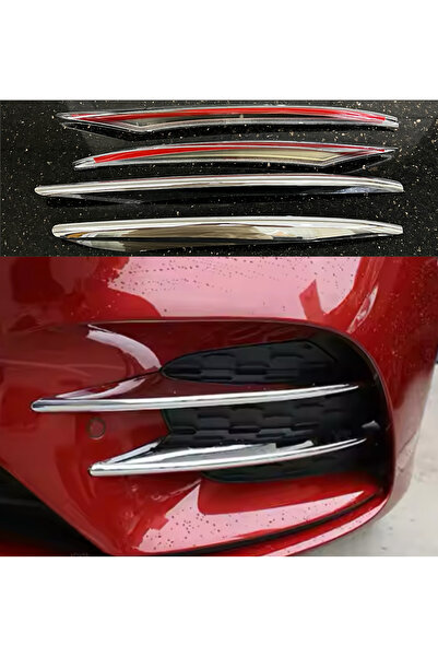 kaytaz MERCEDES CLA W118 KROM TAMPON BIÇAKLAR AMG İÇİN KROM 2019-2022 MODELLER