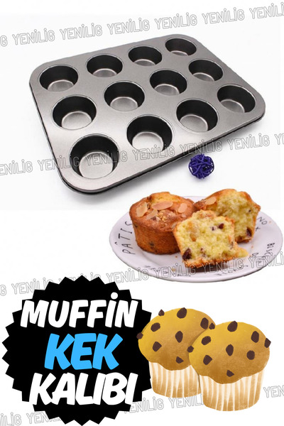 Yenilig Perfect Baking Experience and Easy Removal with Muffin Cupcake Mold Offering Practical Use