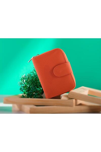 Bagacar Жіночий гаманець з помаранчевою блискавкою