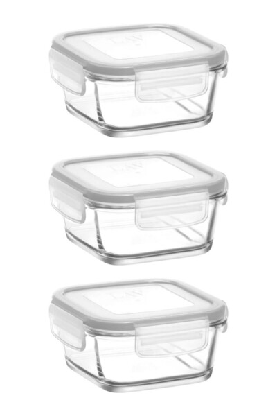 LAV Fresco 375 Ml 3 Pieces White Storage Container - Frs227