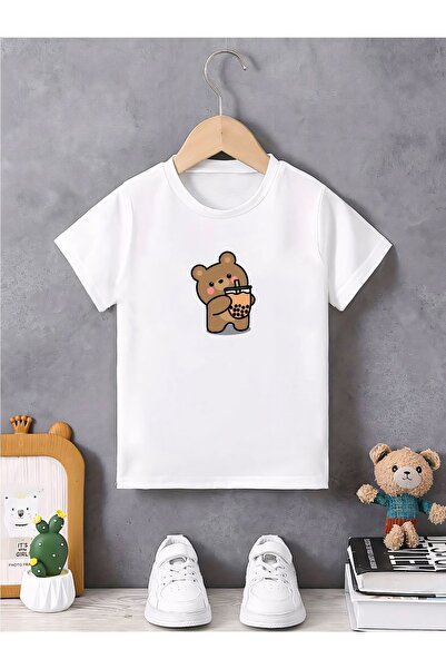 donamod تريند موديل تي شيرت مطبوع للأطفال 4 سنوات / 13 سنة