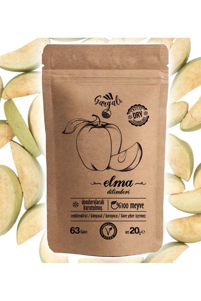 gargalı Apple - Freeze Dried Fruit Chips - Apple Slices from the Manufacturer 20g X 5 Pack