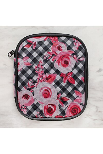 Twin Store مجموعة إكسسوارات الكروشيه والحياكة مع حقيبة