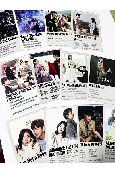 Pankart Evi 12 Kdrama Cards