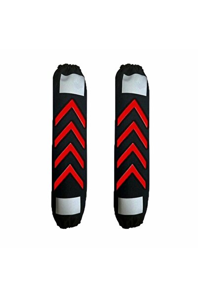 MOTOSPARTAN UNIVERSAL AMORTİSÖR ÇORABI TAKIM REFLETÖRLÜ OK KIRMIZI (29 X 7 CM)
