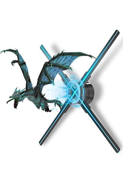 hello code 3d Hologram Led Ekran 70cm