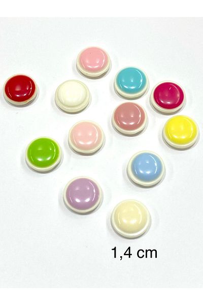 karantuhafiye Baby Button / Bonibon Model / 10 Pieces / Powder Pink