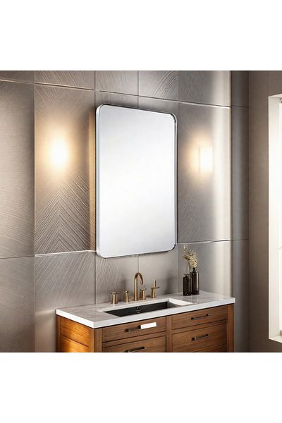 Ebticar Wall Mirror-Silver