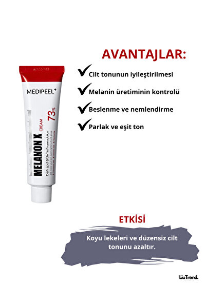 Medipeel Melanon X Cream 30 ml Leke Karşıtı Aydınlatıcı Krem M0088