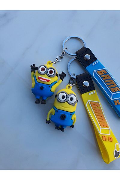 ALBATRAOZ Minion 3D Character Keychain 2 Pack Bag Accessories