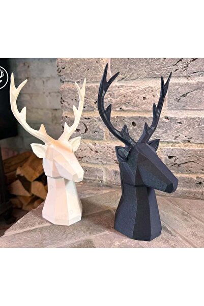 3D Brothers Stylish and Luxurious Stags Head Decor