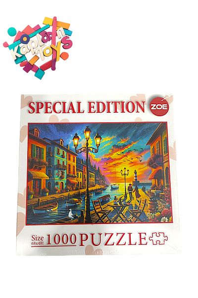 kaplantoys Puzzle 1000 Pieces (Sunset in Town)